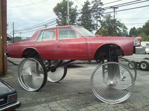 Sexy Car Mods - Imgur Crazy Cars, Customized Cars, Old American Cars, Donk Cars, Car Wheels Diy, Bad Humor, Car Wheels Rims, Weird Cars, Car Mods