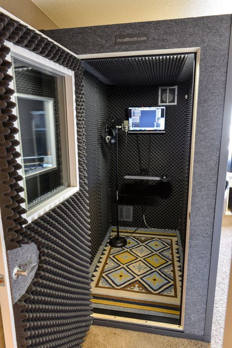 Gallery — VocalBooth.com Vocal Booth, Music Room Design, Home Recording Studio Setup, Recording Studio Setup, Home Studio Ideas, Home Music Rooms, Music Recording Studio, Audio Studio, Recording Studio Design