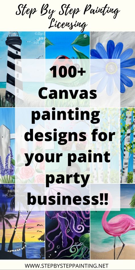 What To Paint At A Paint Party, Paint Party Templates Free Printable, Paint Night Tutorials Step By Step, Art And Wine Painting Ideas, Paint And Sip Business Ideas, Wine And Sip Painting Ideas, Paint Night Themes, Paint And Sip Templates, Free Paint And Sip Images