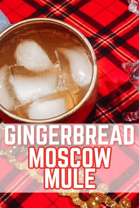 Gingerbread Moscow Mule, The Grinch Cocktail Recipe, Vodka Holiday Drinks, Fun Christmas Cocktails, Ginger Beer Cocktail, Christmas Drinks Alcohol Recipes, Christmas Party Drinks, Christmas Drinks Alcohol, Moscow Mule Cocktail