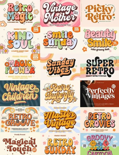 fonts, fonts alphabet, fonts handwriting, font ideas, fonts for tattoos, fonts dafont, fonts canva, font inspiration, font logo, fonts logo, fonts logos, font logos, fonts for branding, font pairing, font download, fonts design, font style, font idea, fonts combination, Retro Lettering Vintage Fonts, Free Groovy Fonts, Retro Font Combinations, Retro Canva Fonts, Retro Font Canva, Free 70s Fonts, Font Canva Aesthetic, Retro Font Dafont, Retro Font Alphabet