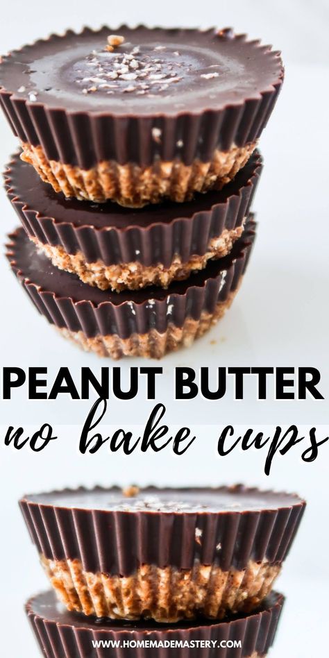 Healthier Chocolate Pb Cups, Chocolate Pb Oat Cups, No Bake Peanut Butter Chocolate Oat Cups, Chocolate Peanut Butter Oatmeal Cups, Peanut Butter Oatmeal Cups Healthy, Pb Oat Cups, Oatmeal Peanut Butter Cups, Oat Peanut Butter Cups, Dark Chocolate Peanut Butter Cups