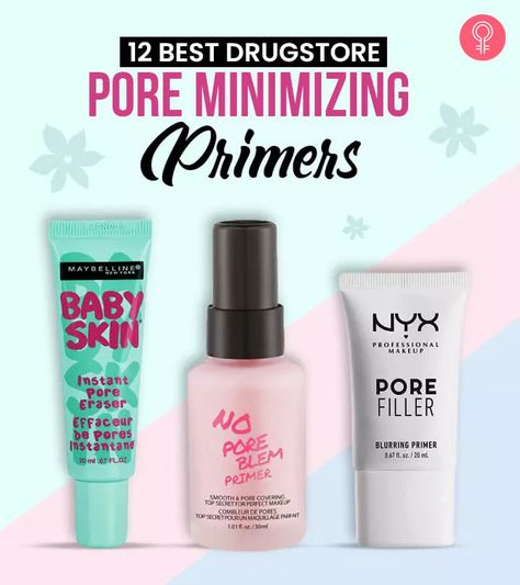 Drugstore Makeup Primer, Make Up Primer Best, Drugstore Primer For Dry Skin, Drugstore Primer For Oily Skin, Best Drugstore Primer For Oily Skin, Best Primer For Oily Skin And Pores, Best Pore Filling Primer, Best Pore Minimizer Products, Pore Minimizer Products