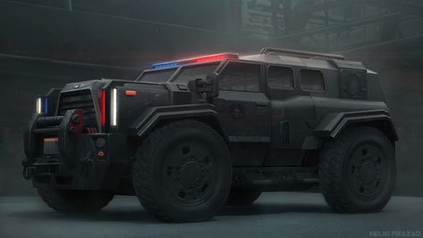 ArtStation - Armored truck, Helio Frazao Laferrari Aperta, Concept Vehicles Sci Fi, Armored Vehicle, Police Truck, Ferrari Cars, Tank Armor, City Vehicles, Future Trucks, Hummer Cars