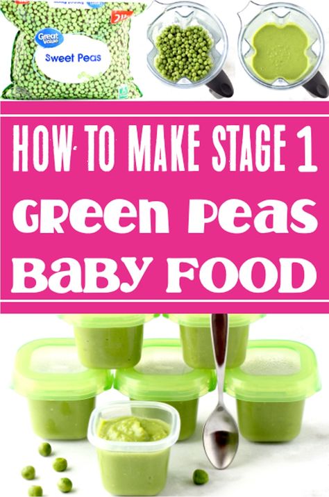 Green Peas Baby Food Puree Recipe Green Bean Puree Baby Foods, Pea Puree Baby Food, Sweet Pea Recipe, Diy Baby Food Stage 1, Peas Baby Food, Sweet Pea Puree, Pea Puree Recipe, Carrot Baby Puree, Green Peas Recipe