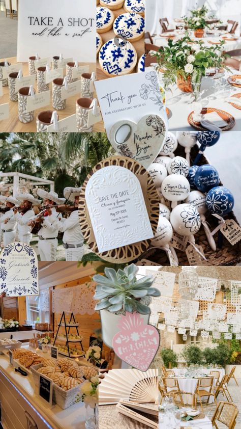 Mexican inspired hacienda wedding Spanish Hacienda Wedding Decor, Mexican Hacienda Theme Party, Timeless Mexican Wedding, Hacienda Wedding Theme, Mexican Touches Wedding, White Hacienda Wedding, White Mexican Theme Wedding, Blue Hacienda Wedding, Rustic Mexican Wedding Decor