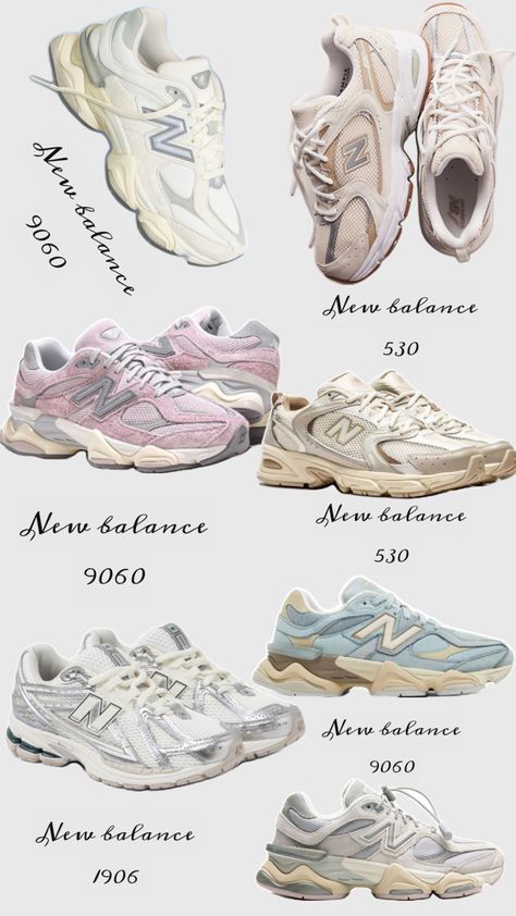 New balance trendy sneakers, new balance 530, new balance 2024 trendy, new balance 9060, new balance 1906, trendy shoes sneakers 2024, pink shoes sneakers Shoe Inspo Sneakers, 9060 New Balance, Stile Blair Waldorf, Pink Nike Shoes, Pretty Sneakers, New Balance Outfit, Trendy Shoes Sneakers, Pretty Shoes Sneakers, Shoes Outfit Fashion