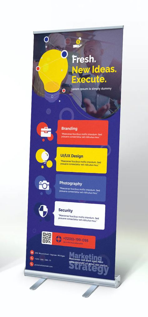 Multipurpose, Corporate & Business Rollup AI, EPS, PSD Creative Roll Up Banner Design, Rollup Banner Design Creative, Rollup Design, Rollup Banner Design, Rollup Banner, Banner Template Design, Roll Up, Corporate Business, Ui Ux Design