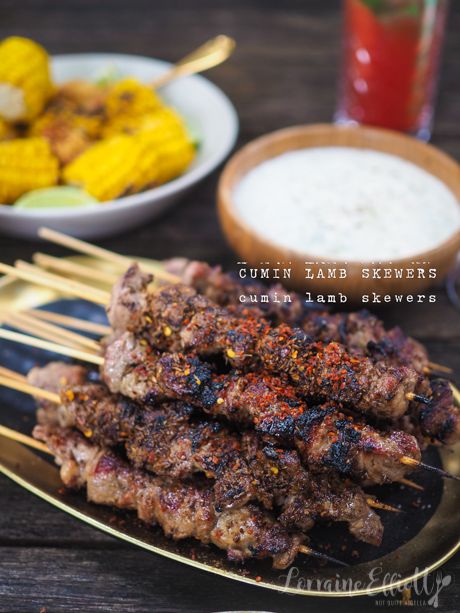 Cumin Lamb Skewers Lamb Kebab, Greek Pita Bread, Satay Skewers, Rolled Roast, Cumin Lamb, Gluten Free Chilli, Greek Pita, Lamb Kebabs, Kebab Skewers