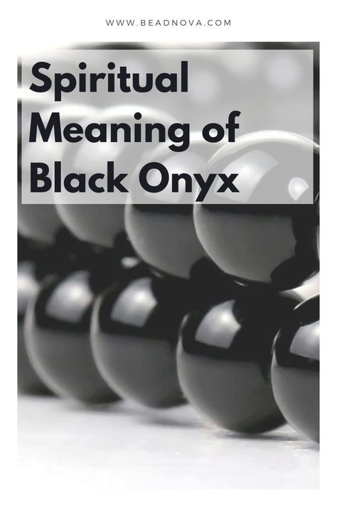 What Is The Spiritual Meaning of Black Onyx? - Beadnova Onyx Meaning Crystals, Onyx Properties, Onyx Meaning, Crystals Energy, Black Onyx Jewelry, Onyx Crystal, Emotional Strength, Black Onyx Bracelet, Become Wealthy