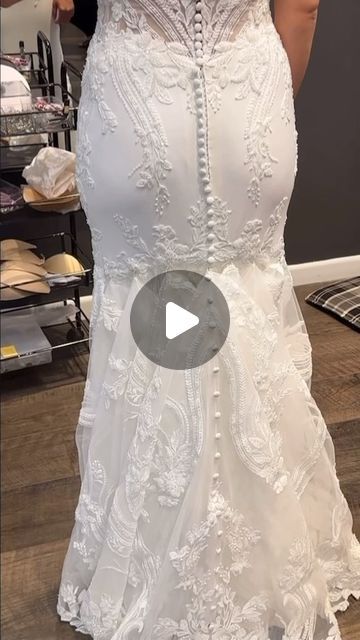 Altered Wedding Dress Before And After, Under Bustle Wedding Dress, How To Bustle A Dress, Diy Bustle Wedding Dress, Wedding Dress With Bustle, Wedding Dress Cuts Guide, Wedding Dress Alterations Ideas, Dress Bussell, Lace Wedding Dress Bustle