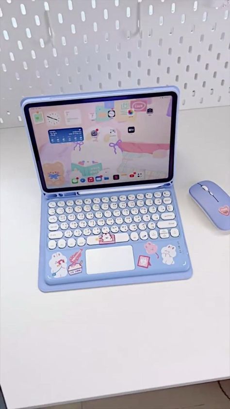 Kawaii Ipad, Ipad Organizer, Cute Ipad Cases, Ipad Hacks, Cute School Stationary, Mini Cute, Ipad Accessories, Ipad Mini Case, Case Ipad