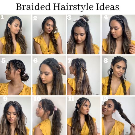 Hi here I demonstrate different ways you guys can wear braids. This is great for back to school or summer hairstyles. I did not go in depth as far as how t... Braided Flat Iron Hairstyles, Easy Braided Hairstyle, Braid Videos, Vlasové Trendy, Braided Hairstyle, Hair Stylies, Work Hairstyles, Hair Braid, Braided Hairstyles Tutorials