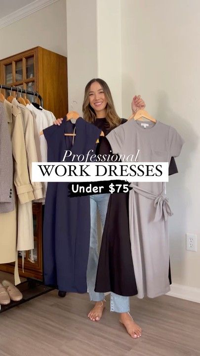 Dresses For Business Casual, Spring Work Dresses For Women, Business Casual Outfits With Dresses, Professional Dresses For Work Corporate, Work Dresses For Women Professional, White Coat Ceremony Outfit Dresses, Business Professional Dresses For Women, Casual Work Dresses For Women, Women’s Office Attire