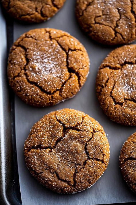 Single Serve Molasses Cookie, Cookies To Eat With Coffee, Butterscotch Molasses Cookies, Healthy Ginger Molasses Cookies, Spiced Molasses Cookies, Best Ginger Molasses Cookies, Dark Molasses Cookies, Black Strap Molasses Cookies, Molasses Ginger Cookies Soft