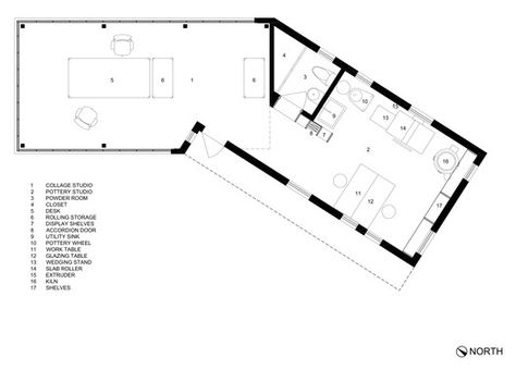 Gallery of Leff Art Studio / TBD Architecture & Design Studio - 9 Museum Flooring, Studio Plan, Studio Floor Plans, Architecture Design Studio, Galleries Architecture, Design Studio Workspace, Museum Exhibition Design, Interior Design Plan, Matthew Williams