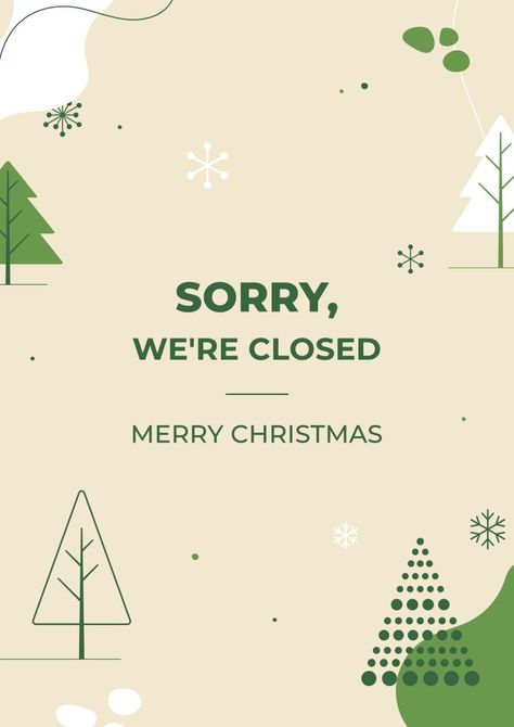 Duotone Christmas Sorry We're Closed Sign Thanksgiving Closed Sign, Office Closed For Holiday Sign, Sorry Were Closed, Closed For Christmas Sign, Sorry We Are Closed, Closed Sign, Closed Signs, Thanksgiving Time, Blog Banner