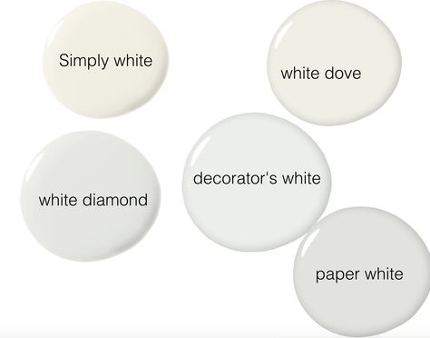 white paint choices and answers Benjamin Moore Paper White Walls, White Diamond Benjamin Moore, Benjamin Moore White Diamond, White With Blue Undertone, White Paint With Blue Undertones, Benjamin Moore Paper White, Hallway Colors, Paper White Benjamin Moore, Ranch Interior