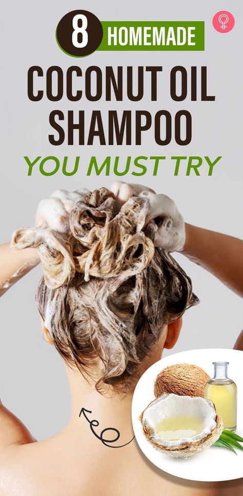 8 Homemade Coconut Oil Shampoo You Must Try : Coconut oil can penetrate through the hair shaft and strengthen hair from within. It also seals hair fiber and reduces protein loss.In this article, we look at some coconut oil shampoo recipes! #hair #haircare #shampoo #coconutoil Natural Shampoo And Conditioner Recipes, Liquid Shampoo Recipe, Coconut Shampoo Diy, How To Make Natural Shampoo Recipes, Best Homemade Shampoo, Essential Oil Shampoo And Conditioner, Coconut Oil On Scalp, Coconut Oil Conditioner Diy, Homemade Shampoo For Black Hair