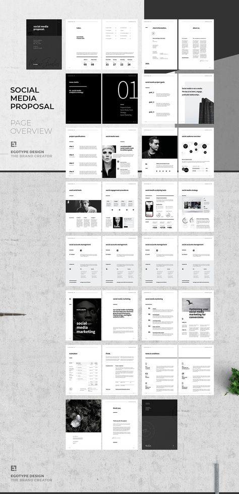 Social Media Proposal Template on Behance Marketing Proposal Ideas, Video Production Proposal Template, Editorial Plan Social Media, Business Document Template, Pricing Proposal Design, Influencer Proposal Template, Creative Business Proposal, Social Media Management Proposal Template, Sales Proposal Design