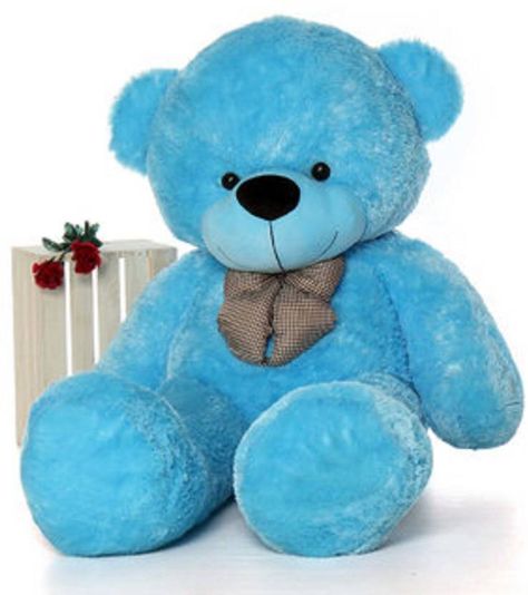 Teddy Bear for blue lovers. Happy Teddy Day Teddy Bear Pics, Wallpaper Teddy Bear, Teddy Bear Plushies, Bear Pics, Cute Teddy Bear Pics, Teddy Boy Style, Big Teddy Bear, Teddy Bear Images, Teddy Bear Party