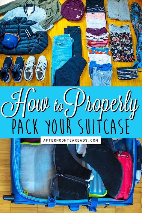 Suitcase Packing Tips, Travel Packing Checklist, One Suitcase, Pack A Suitcase, Pack Like A Pro, Efficient Packing, Travel Prep, Packing Hacks Clothes, Carry On Packing