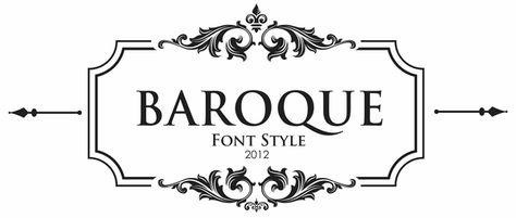 Baroque Font Style by Daniel Junior, via Behance Baroque Lettering, Rococo Font, Baroque Packaging Design, Baroque Typography, Baroque Font, Baroque Invitation, Baroque Frame Illustration, Mary Kate Mcdevitt, Museum Logo