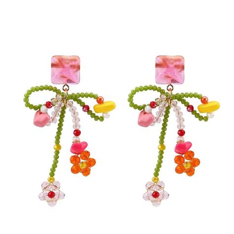 Candy flavor earrings🍬 #candyearrings #cuteaesthetic #kawaiiearrings #koreanearrings #colorfulearrings #summervibe #colorfulaccessories Easy Diy Earrings, Diy Resin Earrings, Craft Earrings, Diy Jewelry Set, Jewels Diy, Beads Candy, Earrings Beads, Handmade Jewlery, Earrings Ideas