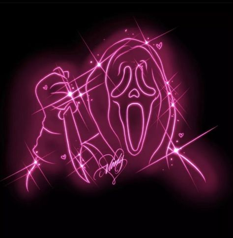 Preppy Halloween Wallpaper, Black Halloween Wallpaper, Ghostface Wallpaper Aesthetic, Pink And Black Halloween, Halloween Apps, Preppy Halloween, Scream Art, Halloween Wallpaper Iphone Backgrounds, Y2k Profile Picture