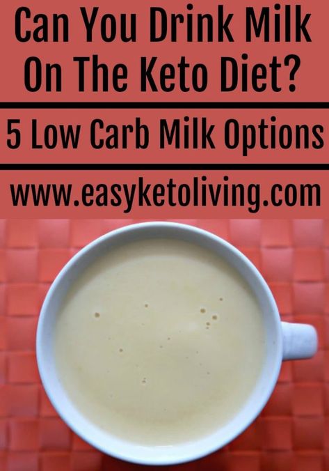 Can You Drink Milk On Ketogenic Diet? 5 kinds of low carb keto milks you can have – plus the net carb content. Answering whether you can drink milk on the low carb keto diet Low Carb Milk Options, Budget Breakfast, Keto Milk, Breakfast On A Budget, Low Carb Milk, Low Calorie Vegetables, Diet Inspiration, Can Drink, Best Keto Diet