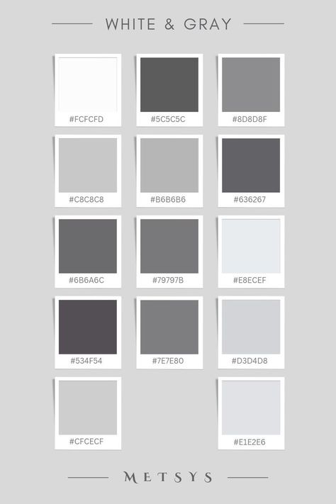 Grey Swatches Colour Palettes, White Grey Pallete Color, Grey And White Palette, Color Pallets Gray, White Grey Wood Color Palette, White Aesthetic Color Palette, White And Gray Bedroom Aesthetic, White And Gray Color Palette, White And Black Colour Palette