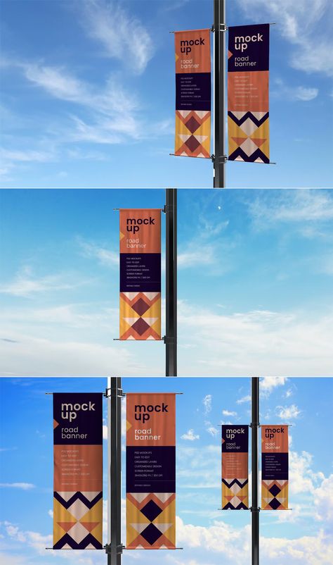 Hanging Banners Ideas, Light Pole Banner Design, Pole Banner Design, Street Banner Design, Power Banner, Creative Placemaking, City Banner, Agriculture Pictures, Branding Mockups Free