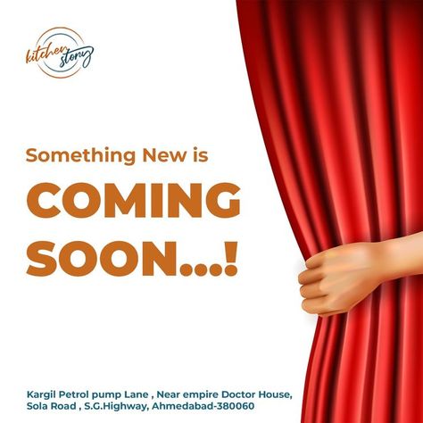 We Are Open Restaurant Poster, Restaurant Now Open Poster Design, Something Is Cooking Stay Tuned, Coming Soon Food Design, Restaurant Coming Soon Creative Ads, We Are Coming Soon Poster, Coming Soon Social Media Design, Restaurant Opening Soon Creative Ads, Coming Soon Restaurant Poster