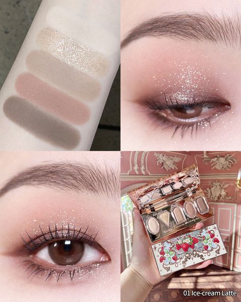 Flower Knows on X: "#FlowerKnows Strawberry Rococo Eyeshadow Palette🍓 Inspired by antique jewelry boxes💎 New upgraded powder and color Featuring the perfect combination of 4 mattes and 1 shimmer Use them to create glamorous eye look! https://t.co/pmVI1AeEyv" / X Flower Knows Strawberry Rococo, Antique Jewelry Boxes, Apricot Tea, Strawberry Rococo, Flower Knows, Antique Jewelry Box, Milk Coffee, Eye Look, Jewelry Boxes