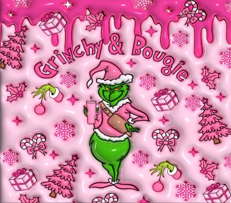 Grinch Tumbler Wrap, Tumbler Wraps Designs, 20oz Tumbler Wrap Template, Grinch Tumblers, Tumbler Wrap Ideas, Sublimation Wallpaper, Preppy Grinch, Grinch Sublimation, Grinch Tumbler