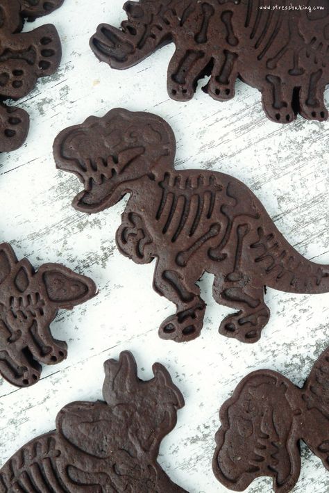 Sugar Cut Out Cookies, Sugar Cookie Cutouts, Chocolate Sugar Cookie Recipe, Dinosaur Cookies, Chocolate Sugar Cookies, Chocolate Icing, Cut Out Cookies, Sugar Cookies Recipe, Cookies Recipes Christmas