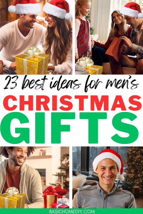 Find the best home Christmas gift ideas for men in this ultimate gift guide. Perfect for guys, coworkers, dads, men over 60, teachers, brothers, your boss, or your boyfriend. Whether you're looking for cheap, DIY holiday gift ideas, or gifts for men who have everything, we've got you covered. Explore cool gadget gifts, manly gifts, unique stocking stuffers, and practical, clever, and genius gift options. Find trending gifts and the perfect gifts for every man on your Christmas shopping list. Christmas Gifts For Coworkers Men, Gifts For Guys Christmas, Mens Christmas Gift Ideas, Guy Gift Ideas, Christmas Gifts For Guys, Diy Holiday Gift Ideas, Mens Christmas Gifts, Gifts For Male Coworkers, Men Over 60