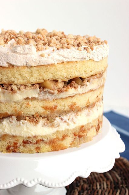 Milk Bar Recipes, Apple Pie Cake, Cake Apple, Layer Cake Recipes, Gateaux Cake, Fall Cakes, Layered Cake, Apple Pie Recipes, Pie Cake