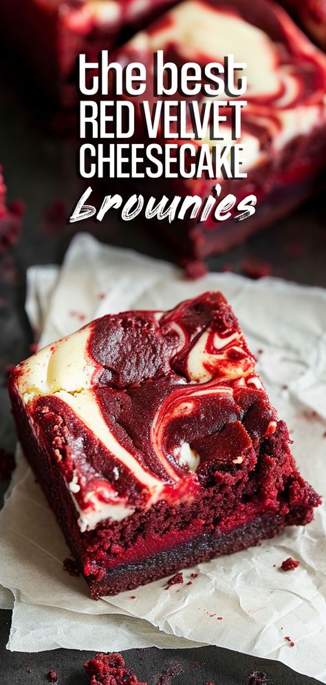 Red Velvet Cheesecake Brownies [80 Minutes] – Chasety Cheesecake Red Velvet Brownies, Red Velvet Fudge Brownies, Red Brownies Velvet, Red Velvet Brownie Cheesecake, Red Velvet And Chocolate Cake, Red Velvet Brownies With Cream Cheese, Red Velvet Cake Mix Ideas, Red Velvet Strawberry Cheesecake, Red Velvet Brownies From Box Cake Mixes