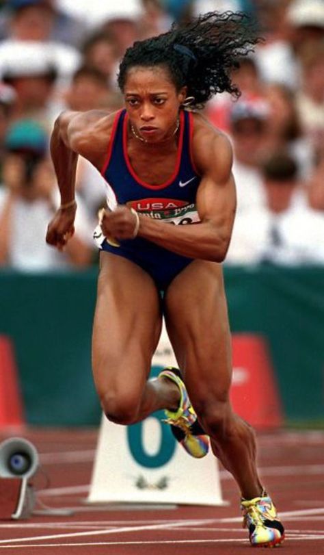 Gail Devers, Muscular Woman, Tae Kwon Do, Track And Field Athlete, Action Pose Reference, Anatomy Poses, Sports Figures, Human Poses Reference, Human Poses