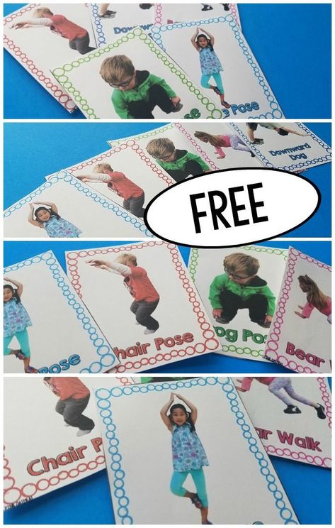 Yoga For Preschoolers Free Printables, Kids Yoga Poses Printable, Yoga Alphabet, Preschool Yoga, Pediatric Physical Therapy Activities, Sensory Path, Mindfulness Classroom, Yoga Ideas, Yoga Teaching