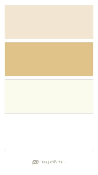 Champagne, Gold, Ivory, and White Wedding Color Palette - custom color palette created at MagnetStreet.com White Wedding Color Palette, Champagne Color Palette, Winter White Wedding, Calendar Magnets, Custom Refrigerator, Ivory Palette, Ivory Color Palette, Champagne Gold Color, White Winter Wedding