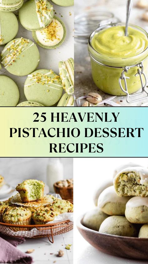 25 HEAVENLY PISTACHIO DESSERT RECIPES Pistachio Flavor Combinations, Ways To Use Pistachio Cream, Best Pistachio Dessert, Recipes That Use Pistachio Cream, Recipes Using Pistachio Paste, Desserts With Pistachio Cream, Pistachio Breakfast Recipes, Easiest Dessert Recipes 4 Ingredients, Pistachio Creme Recipes