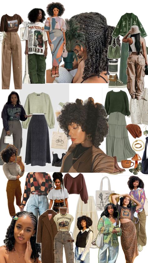 Eartha Kitt Style, Winter Earthy Outfits Black Women, Dark Earth Tone Outfits, Earthy Tones Outfit Color Combos, Earth Tone Winter Outfit, Winter Earthy Outfits, Earth Tone Outfits Women, Earthy Winter Outfits, Earth Tone Streetwear