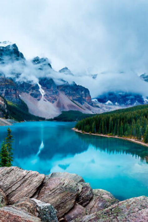 Banff National Park, is Canada's oldest national park, established in 1885. Situated in Alberta's Rocky Mountains, 110–180 kilometers west of Calgary, Banff encompasses 6,641 square kilometers of mountainous terrain, with many glaciers and ice fields, dense coniferous forest, and alpine landscapes. Alberta Rocky Mountains, Canada Rocky Mountains, Abraham Lake Alberta, Rocky Mountains Canada, Glacier National Park Trip, Abraham Lake, Coniferous Forest, Grad Trip, Canada Summer