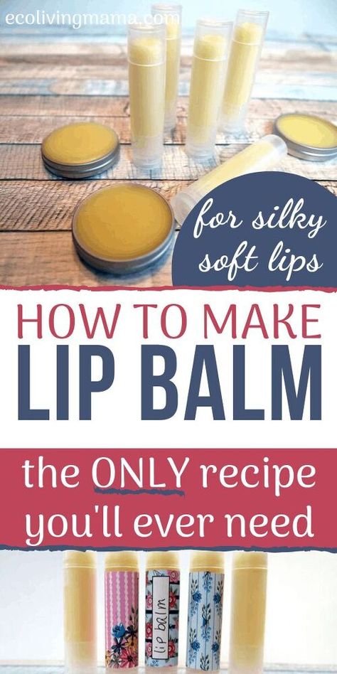 Make Lip Balm, Homemade Lip Balm Recipe, Lip Balm Recipe, Diy Lip Balm Recipes, Balm Recipe, Loona Kim Lip, Lip Balm Labels, Lip Balm Recipes, Homemade Lip Balm