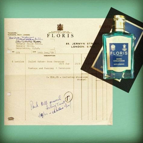 Floris Rose Geranium Marilyn Monroe Chanel No5, Beverly Hills Hotel, Chanel No 5, Fortnum And Mason, Rose Geranium, Perfume Lover, Norma Jean, Marilyn Manson, Norma Jeane