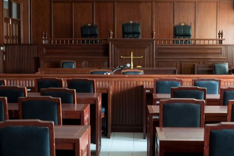 Table and chair in the courtroom of the judiciary. Court Reporting, Guided Notes, Court Judge, District Court, Curriculum Vitae, In Law Suite, Law School, Law Firm, Supreme Court