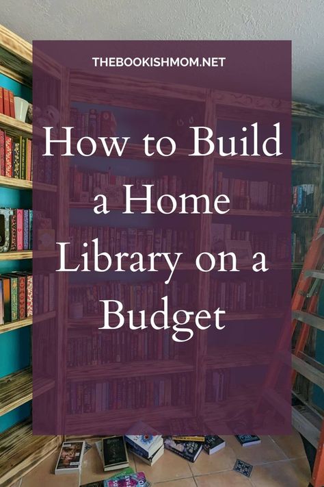 How to Build a Home Library on a Budget Small Home Library Cozy Reading Room, Cozy Library Room Ideas, Library Bedroom Ideas, Small Library Room, Office Library Ideas, Room Library Ideas, Diy Home Library, Small Home Library, Dream Home Library