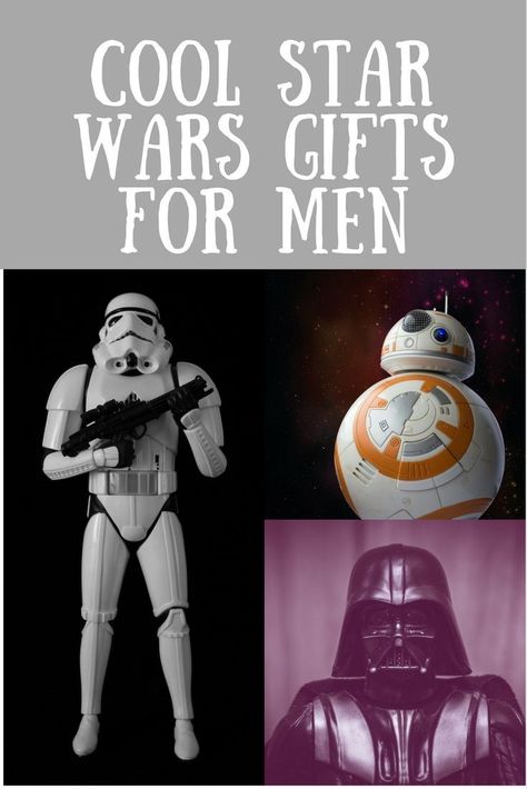 An awesome assortment of cool Star Wars gifts for men. Makes good gifts for a husband, boyfriend or brother. Funny and cool - your guy will love showing off his new Star Wars product at the next party! Nerdy Gifts For Him, Funny Star Wars, Brother Funny, Best Secret Santa Gifts, Birthday Present For Husband, Nerdy Guys, Present For Husband, Birthday Girl Quotes, Birthday Presents For Him